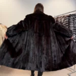 Mink Fur Coat, SAGA, Size XXL